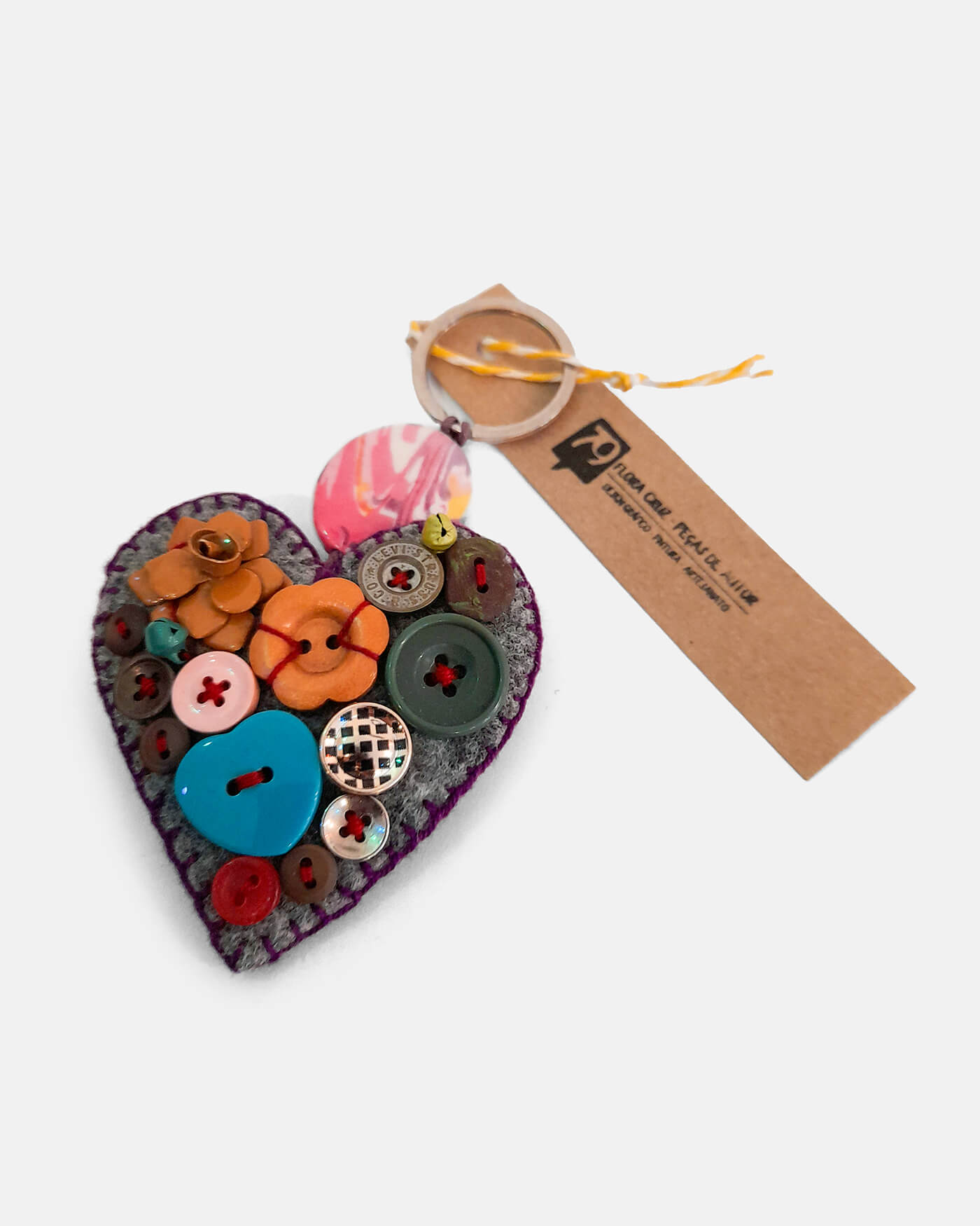 Porta Chaves Coração - Atelier79