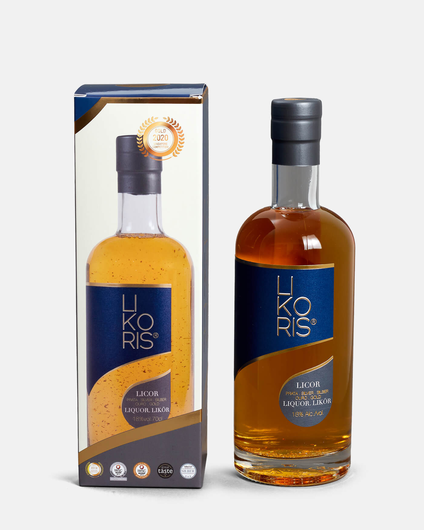 Likoris - LICOR Ouro e Prata 700ml