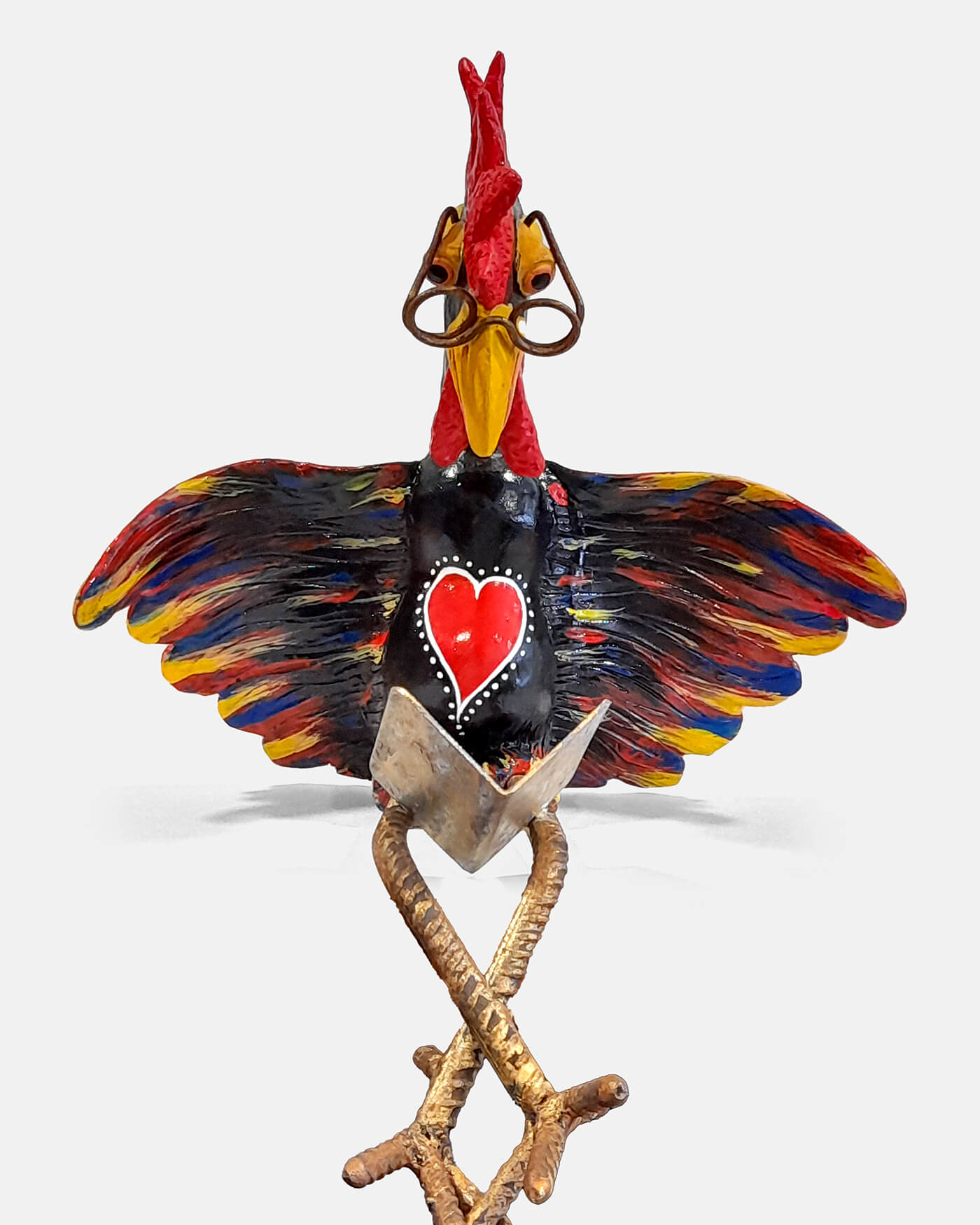 Galo de Barcelos a Ler - Joaquim Messias (artesanato Barcelos)