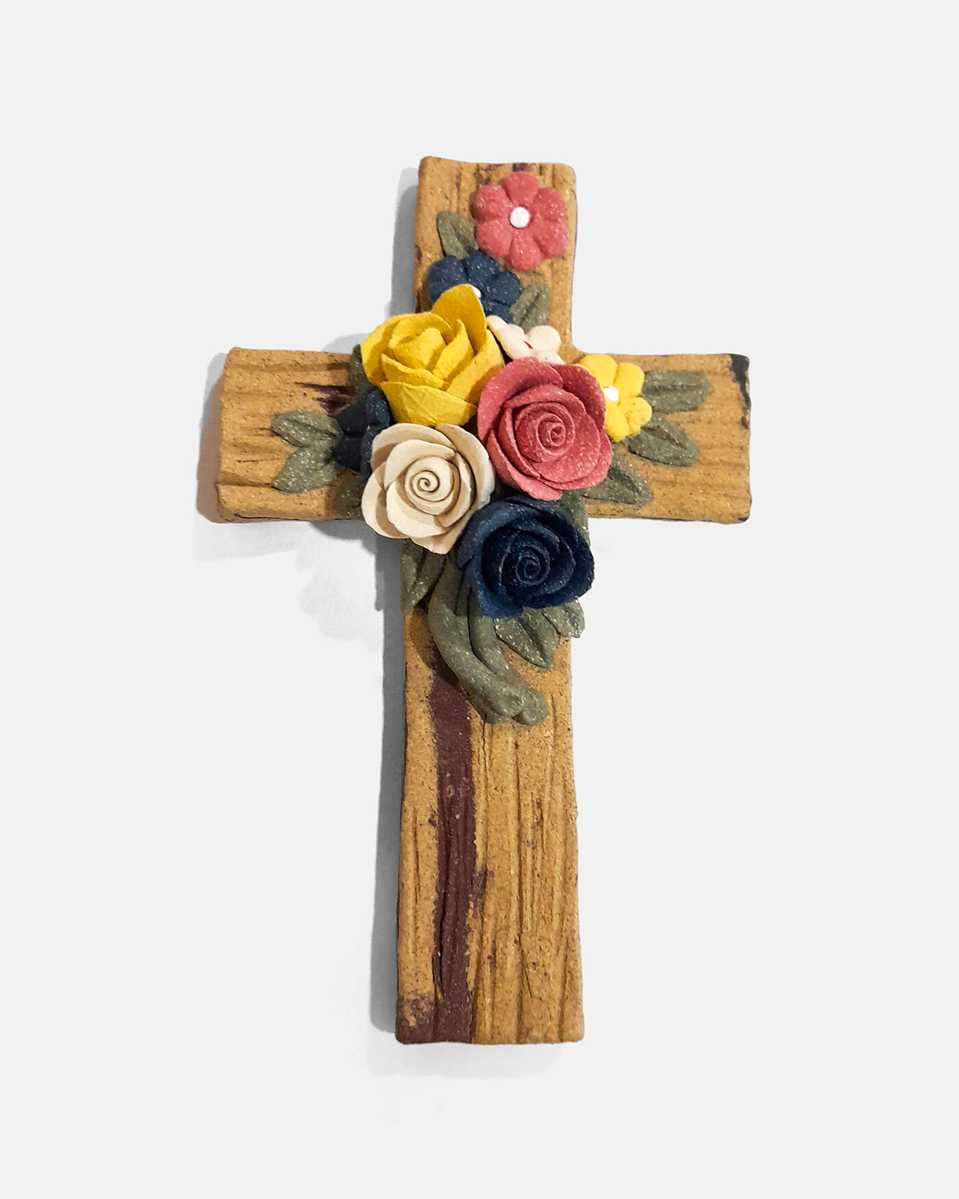 Cruz com Flores - Jesus Pias (artesanato Barcelos)