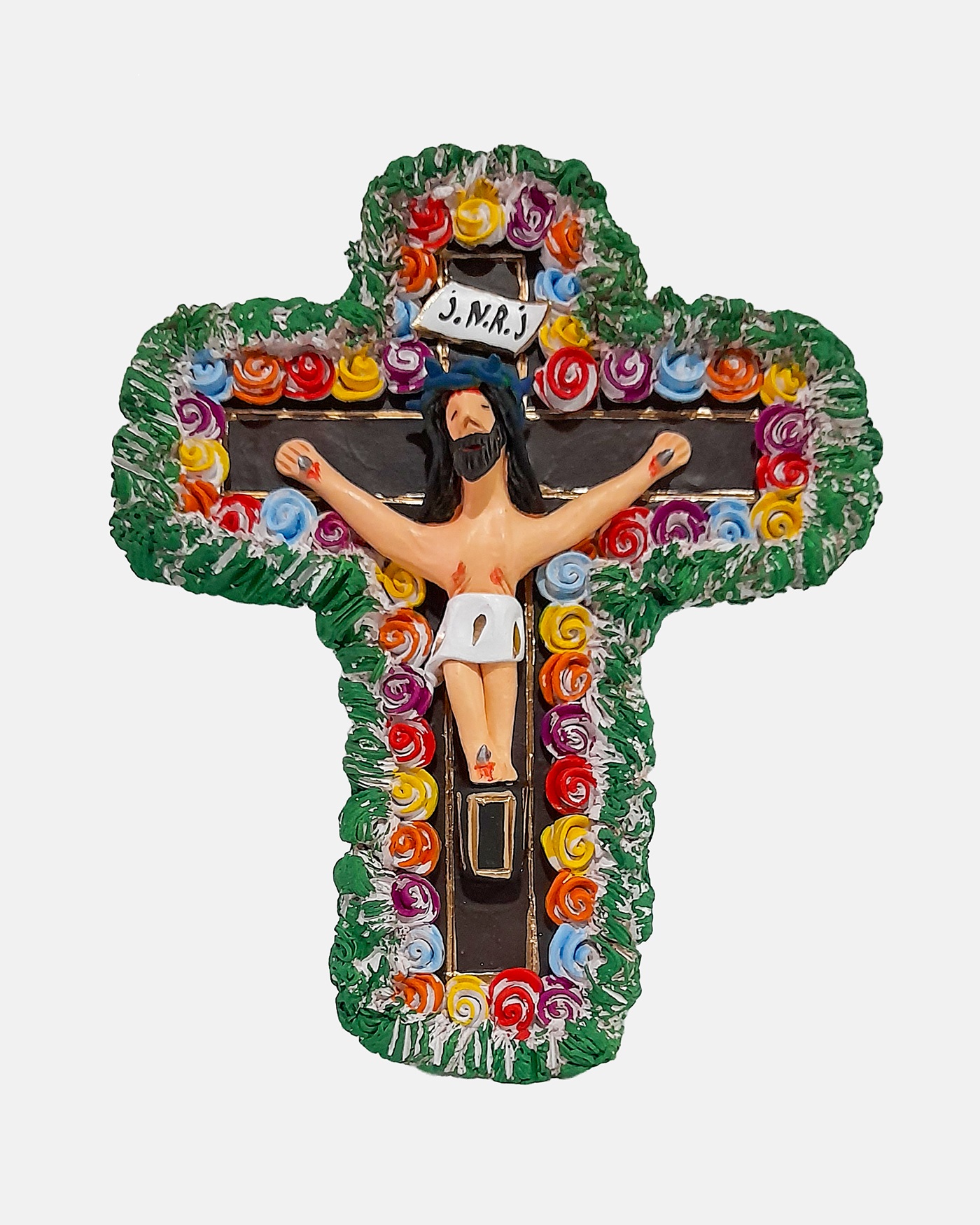 Cruz com Cristo - Irmãos Baraça (artesanato Barcelos)