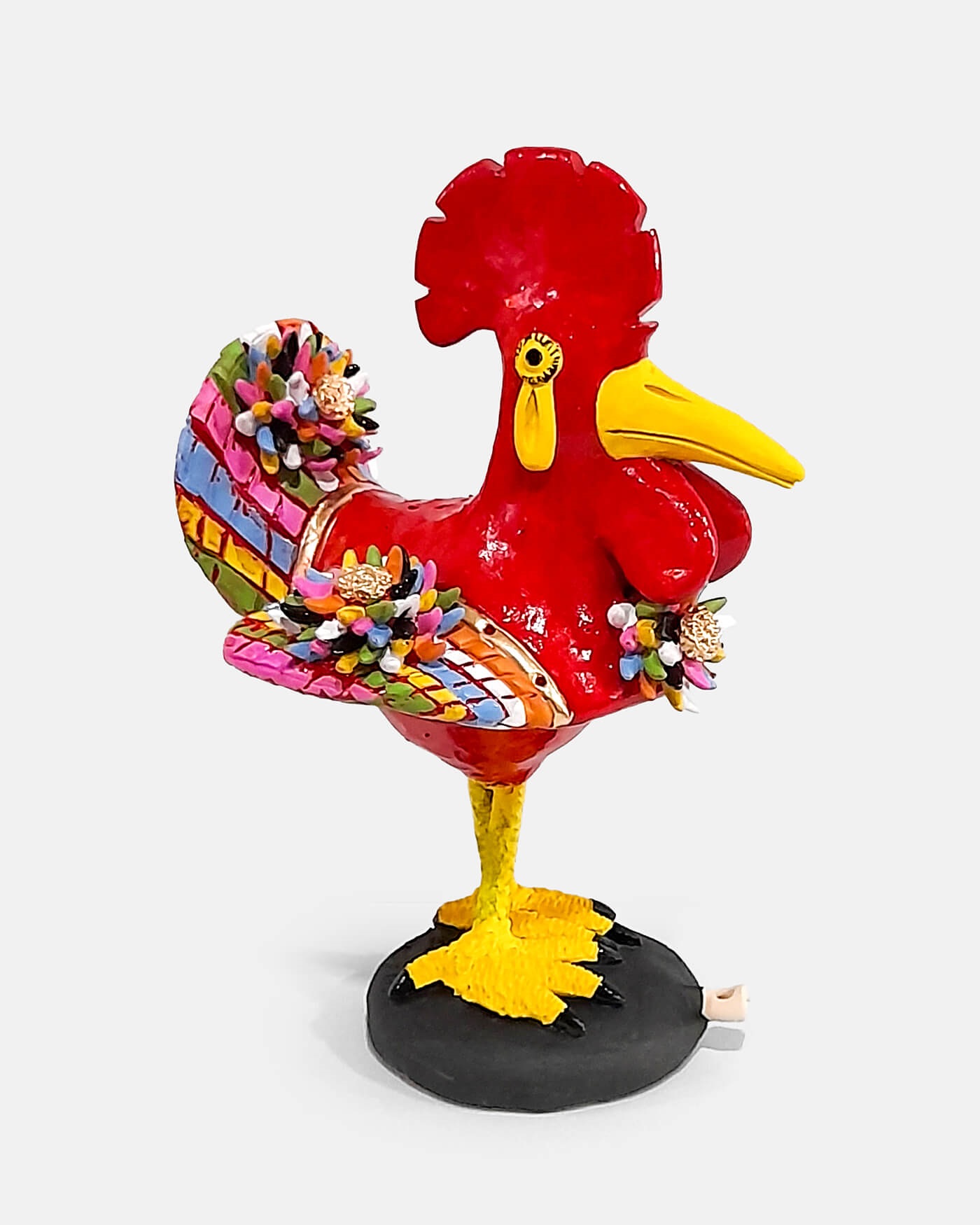 Galo de Pernas Cruzadas - Irmãos Mistério (artesanato de Barcelos)