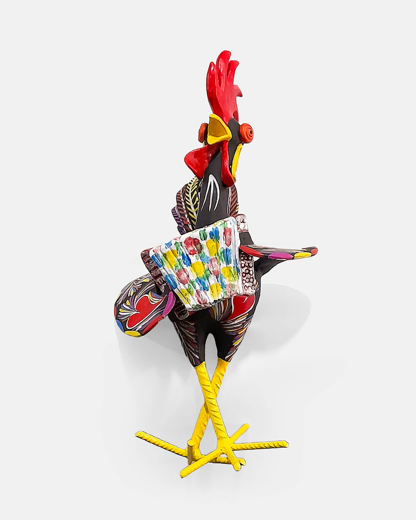 Galo de Barcelos Sentado - Irmãos Baraça (artesanato Barcelos)