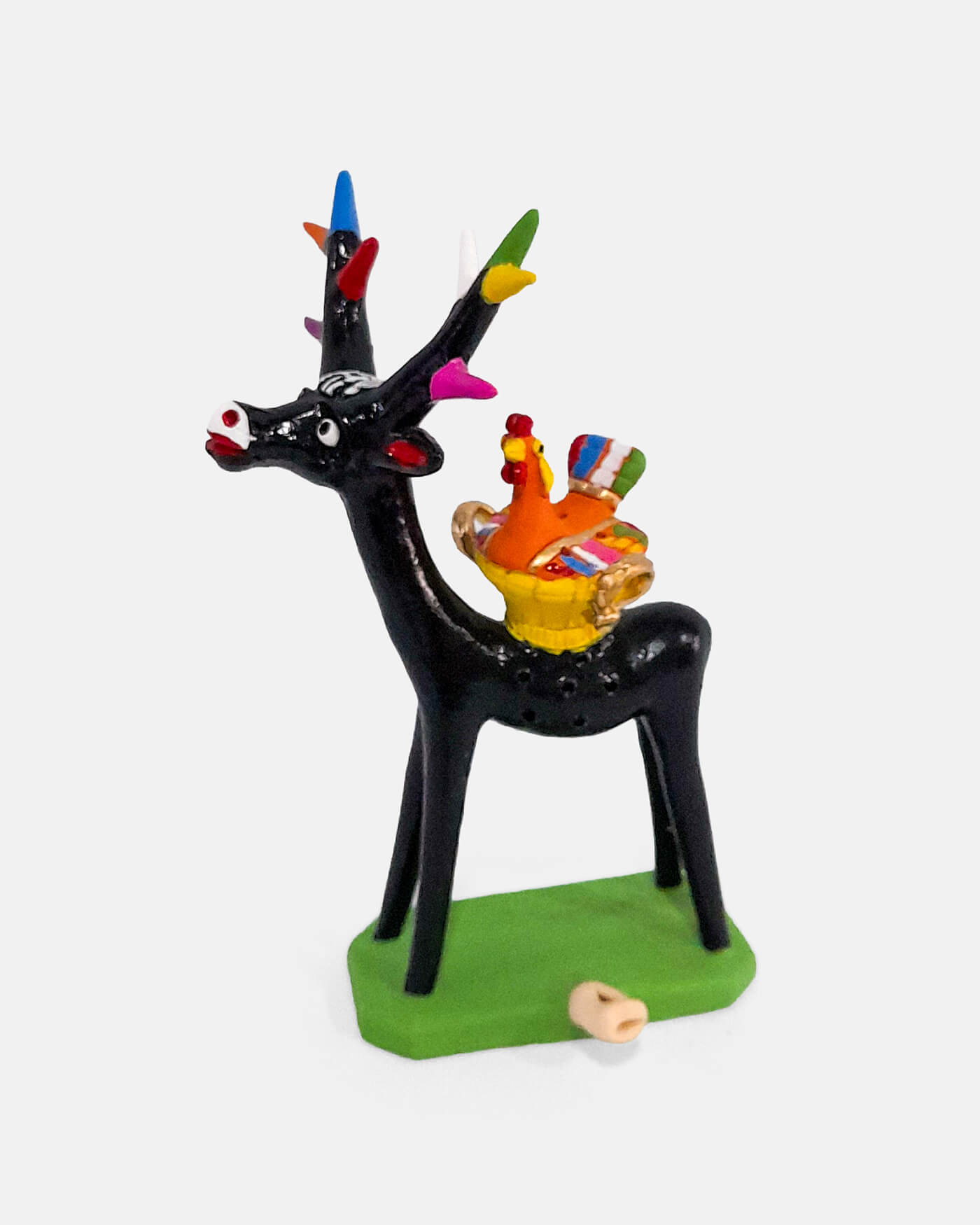 Animal - Veado com Galinha - Irmãos Mistério (artesanato Barcelos)