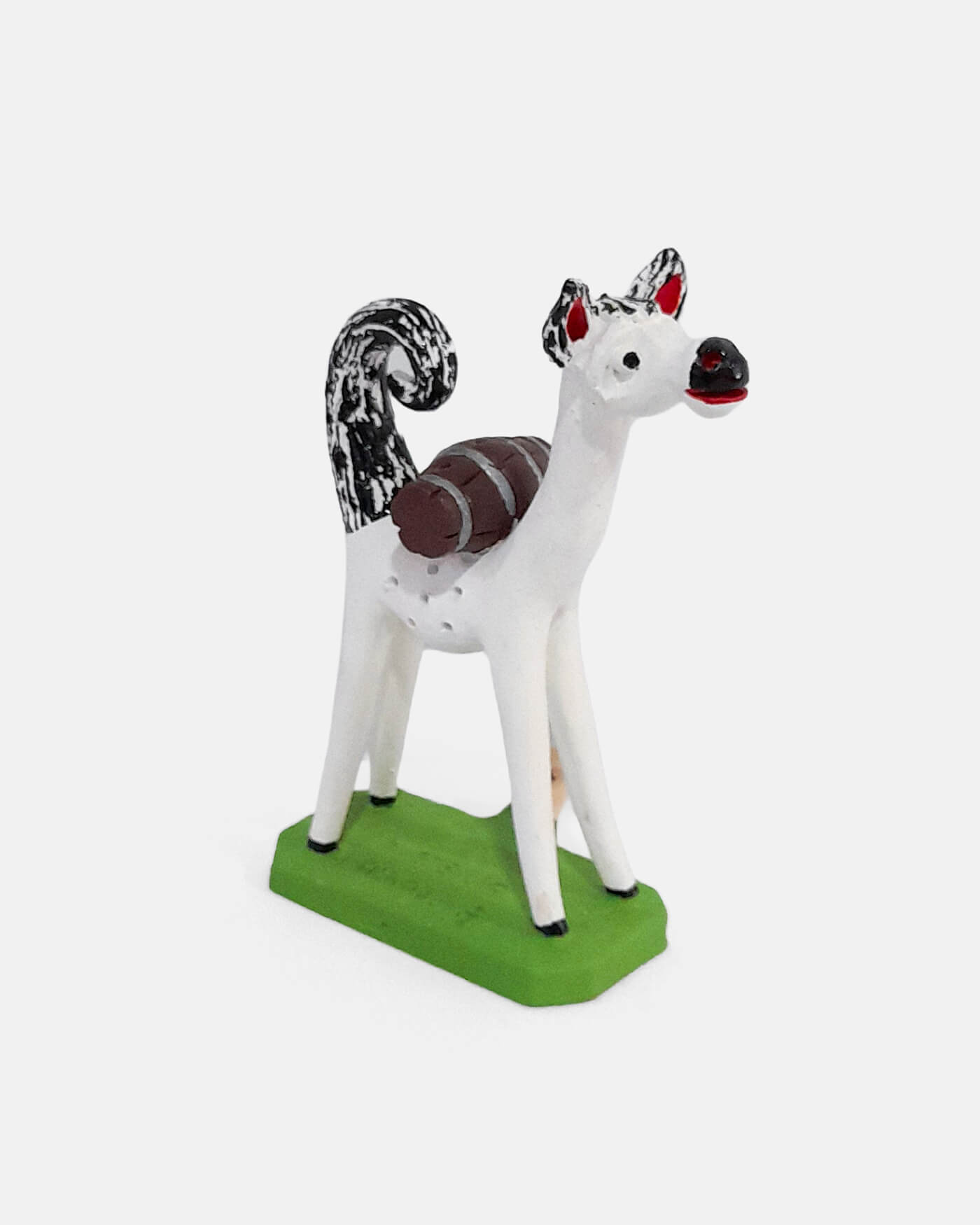 Animal - Burro com Pipo - Irmãos Mistério (artesanato Barcelos)